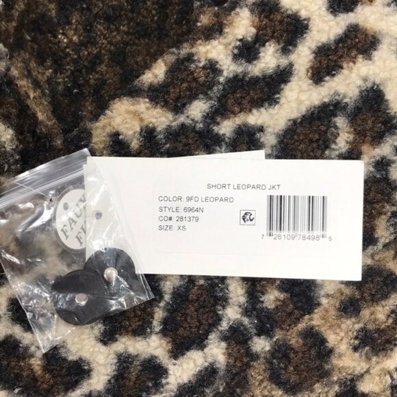 Maralyn & Me Leopard Teddy Jacket - Picture 8 of 8